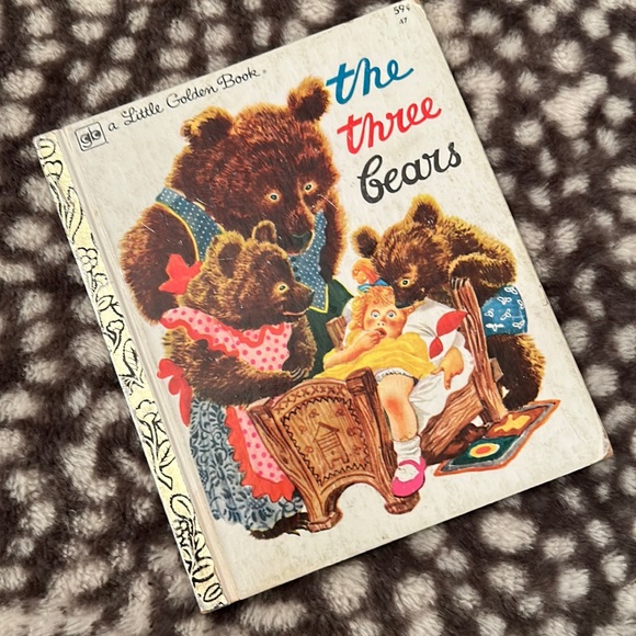 Vintage The Three Bears Little Golden Book 1978 - Picture 1 of 12